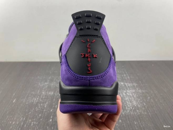 Bmlin Scott Jordan Air 4 x Suede Purple Travis 0720